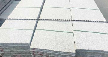 辽源芝麻白毛板，石材毛板