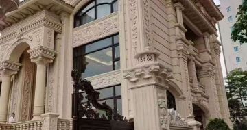 辽源黄金麻别墅外墙异形定制