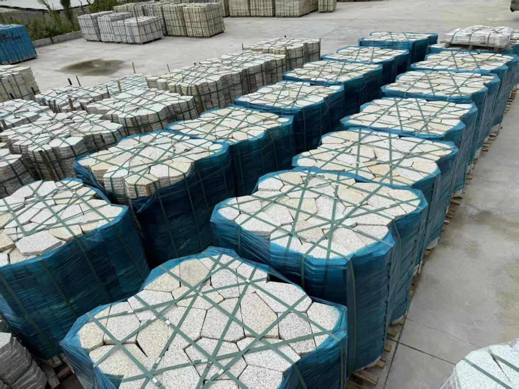 辽源黄金麻冰裂纹 碎拼