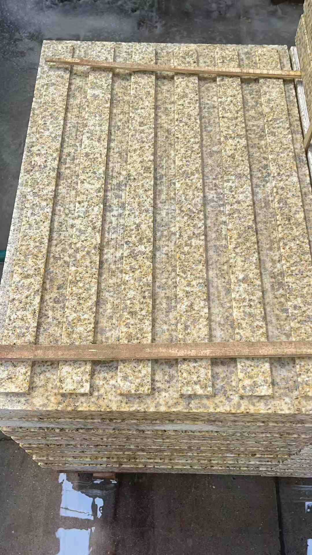 辽源黄金麻盲道 石材盲道